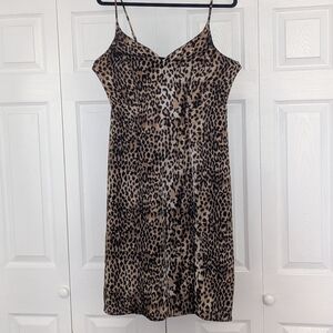 🐆Express Leopard Print Slip Dress | Size M | Fall/Winter